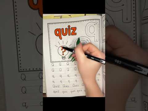 Write the letter Qq with me!