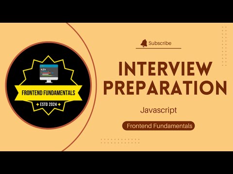 Introduction | JS Interview Prep Series | Frontend Fundamentals