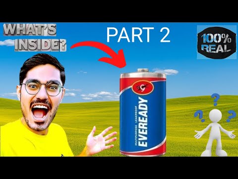WHAT IS INSIDE A BIG PENCIL BATTERY 🔋||एक बड़ी पेंसिल बैटरी के अंदर क्या है?||What is inside PART-2 