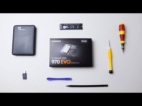 MacBook SSD Upgrade / Easy method / Samsung Evo 970 NVME and Sintech NGFF SSD Adapter