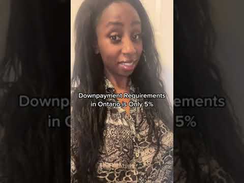 DOWN PAYMENT REQUIREMENTS FOR A HOUSE IN ONTARIO CANADA ✅