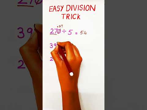 This Division Trick Will Blow Your Mind! 😱 #MathTrick #DivisionTrick #EasyMath #MathShorts #MathHack