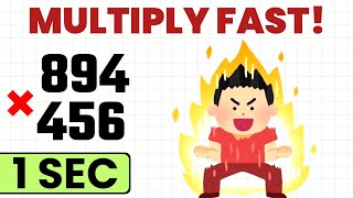 Multiply 3 Digit Than Ever – Master the Trick in Seconds!