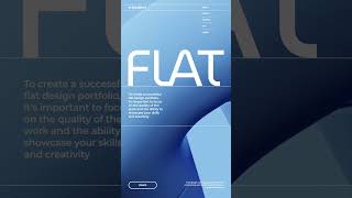 Showcase your creativity with flat design. #shorts