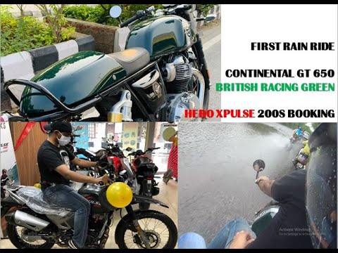 Continental GT 650 First rain ride||Cowl Cover Installation in 2 minutes || Hero Xpulse 200 Booking