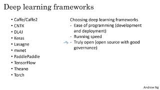 75. Deep Learning Frameworks