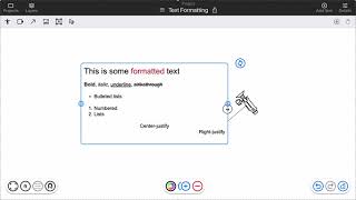Text formatting