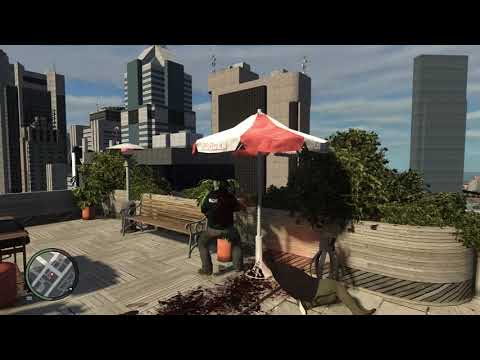 Beating some people up