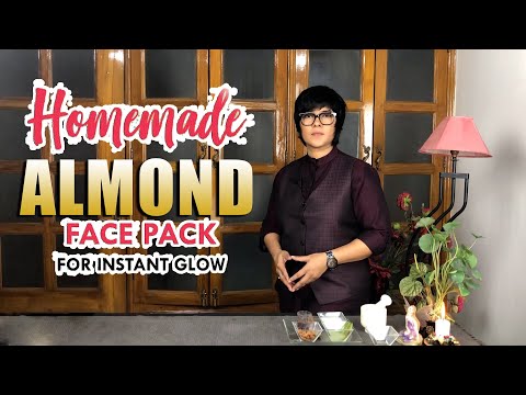 ALMOND FACE PACK FOR GLOWING AND AGELESS SKIN  |  TANJIMA SARMIN.
