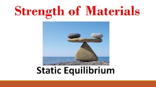 Strength of Materials (Part 16: Static Equilibrium/Coordinate System)