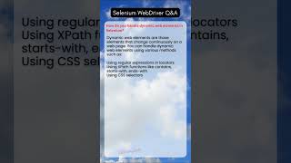 How do you handle dynamic web elements in Selenium