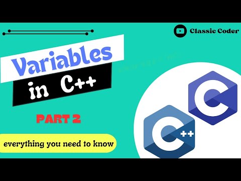 variables in c/c++ | c++ tutorials #coding #c #c++