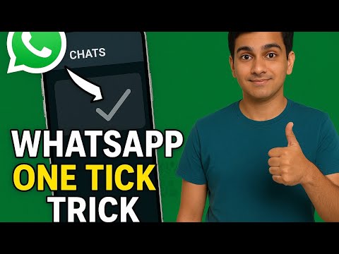 WhatsApp Mein Ek Hi Tick Dikhaye Par Message Padhe – Secret Trick! 🔥#reality #viralvideo