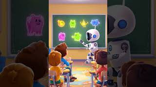 Children learning with AI.#AICartoon #KidsAndAI #FutureLearning #CartoonTrend #AIAnimation #EduTech