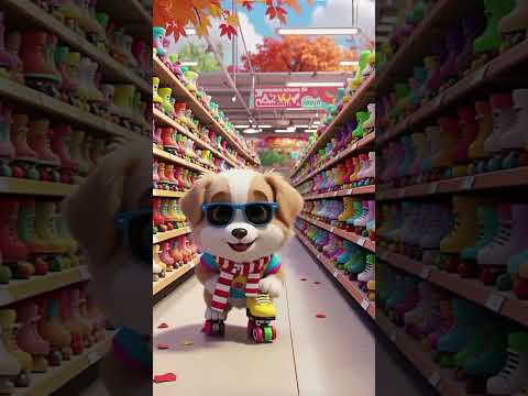 The Dog and the Roller Skates 🐶 🎬✨#SnappyWorld#CuteDog#Pets #Cartoon#3DAnimation #Dog#ViralShorts