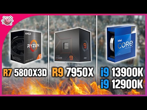 i9-13900K vs i9-12900K vs R9 7950X vs R7 5800X3D | Real Gaming Benchmark | 1080p & 1440p