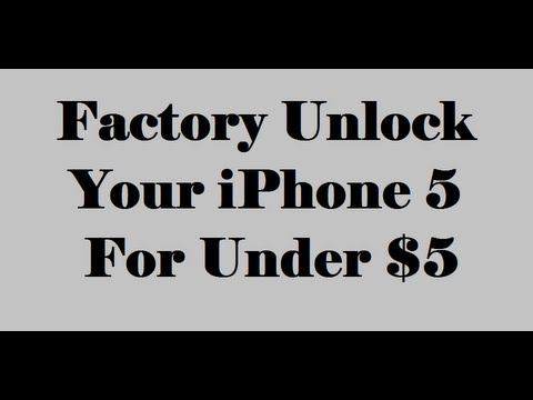 How To Factory Unlock Any AT&T iPhone Less Than $5