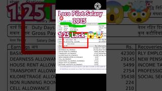 Loco Pilot Salary | Shorts #shorts #viralshorts #viralvideo #salary #reels #railway #short