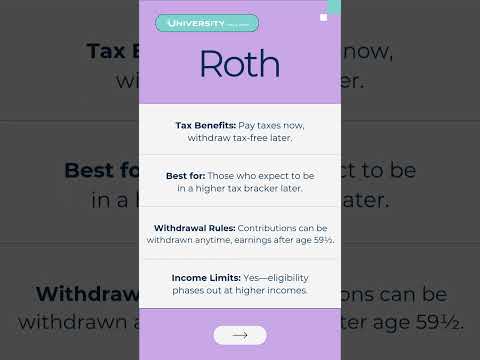 Traditional vs Roth IRA