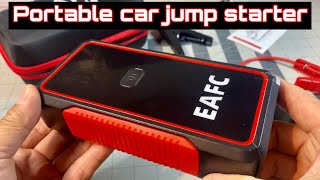 EAFC Portable Car Jump Starter Review