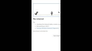 No internet Dino Game Hack | Webslide | #games #javascript #programming #chrome  #coding