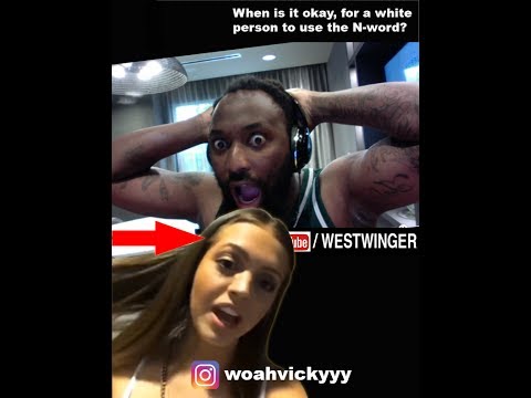 WHEN IS IT OKAY FOR A WHITE PERSON TO SAY THE N-WORD?