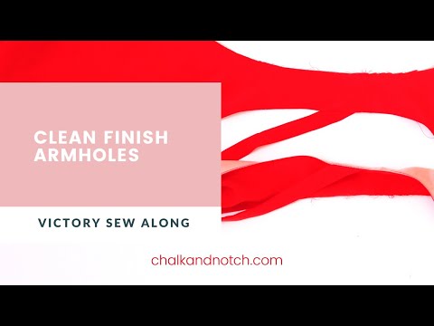 Victory Sew Along | Clean Finish Armholes