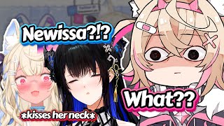 Fuwawa got kissed by Nerissa in a romantic dinner in front of the waitresses IRL