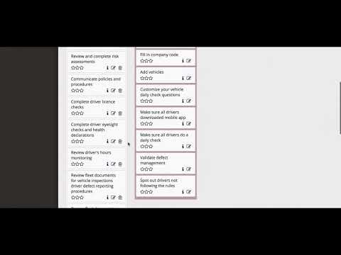 Manage tasks in fleet Planner