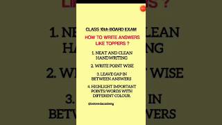 HOW TO WRITE ANSWERS LIKE TOPPERS❓- Class 10th Board #class10boards #topper #answer #belovedacademy