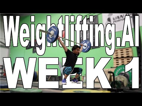 Start of a New Program - Weightlifting AI Week 1