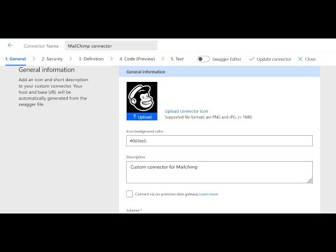 Building a custom connector for MailChimp from scratch