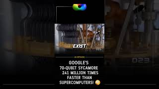 Google Sycamore: 241 Million Times Faster than supercomputers!  #shorts #ytshorts #tech #ai #news