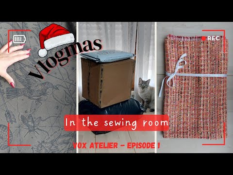 Unboxing all the fabric! - Vlogmas Episode 2
