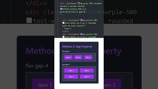 3 Ways to create space between elements using tailwind #tailwind #web #css #tutorial #html #code #js