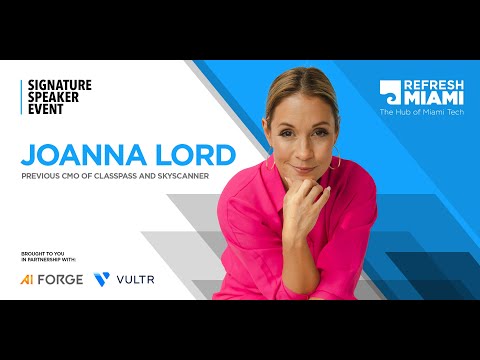 Refresh Miami's Signature Speaker Event with Joanna Lord on September 6, 2023