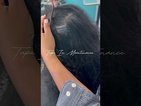 Tape-In Maintenance #tapeins #blackgirlyoutube #femalerapper #nickiminaj #silkpress #dandruff #viral