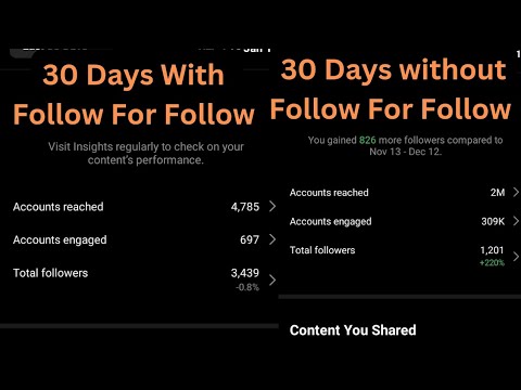 Stop Doing Follow For Follow in 2023 | Read Description