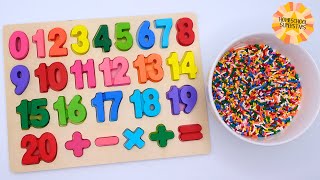 Learn Numbers 1-20 | Number Puzzle Activity | Educational Video for Toddler and Preschoolers