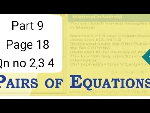CLASS 9 I CHAPTER 1 I PAIR OF EQUATIONS I PART 9 I SCERT SYLLABUS | ENGLISH AND MALAYALAM MEDIUM