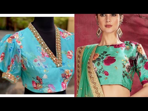 Top 120 floral/flower blouse designs for sarees  | அழகிய பூ வேலைப்பாடு  ப்ளவுஸ் டிசைன்கள் | #_2020