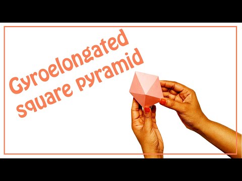 How To Make Gyroelongated square pyramid