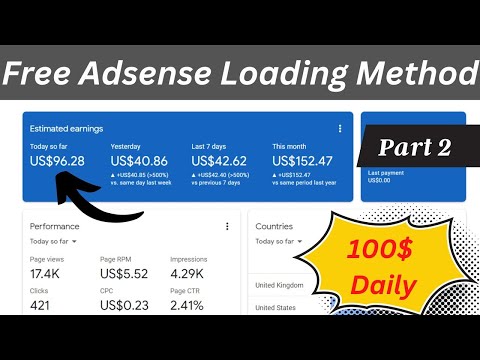 Part 2 | Google Adsense Loading Method 2023 | Adsense Loading Method Free Software