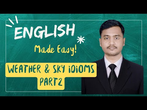 Weather and Sky Idioms Explained | PART 2 | Learn English with Real-Life Examples
