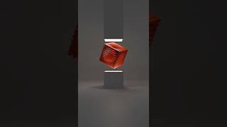cool cube animation using distribute points in Volume. #blender #geometrynode #loop #animation #cube