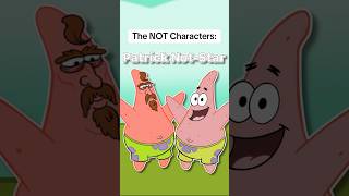 The NOT Characters: #spongebob