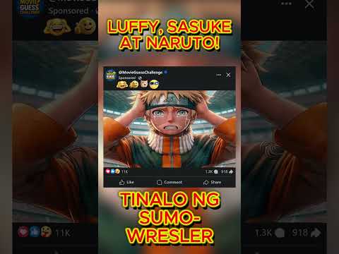 Luffy, Sasuke, Tinalo Ng Sumo Wrester #shorts