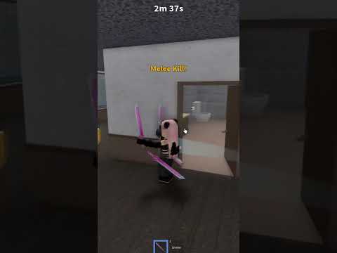 Murder round with my new fav avatar 😍 #roblox #mm2gameplay #mm2