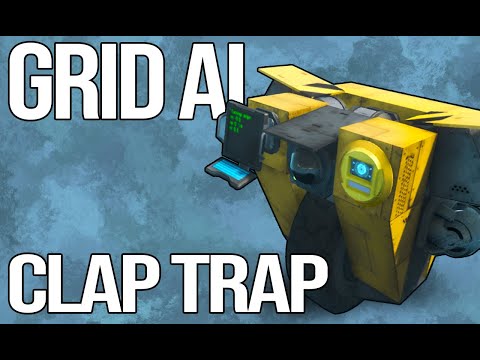 CLAP TRAP DROID / Friendly - Getting Excited About GRID AI - Space Engineers