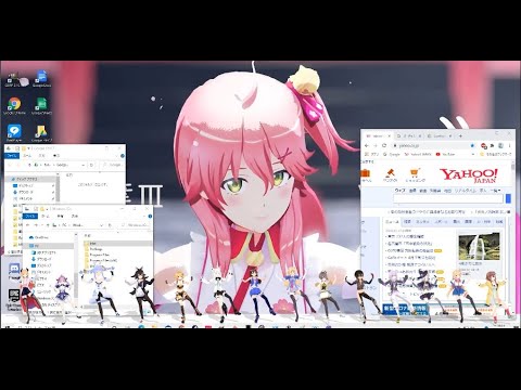 steamで導入する、ちょっと楽しいホロライブのデスクトップ
